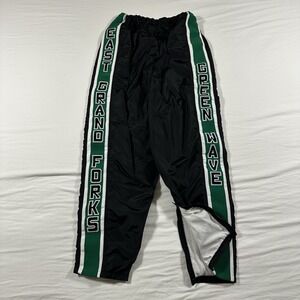 IN PLAY Men's Vintage 90's Large Nylon Black  Insulated Track East Grand Forks